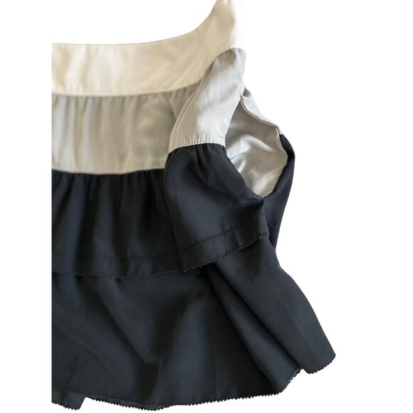 BANANA REPUBLIC~  Women’s Tiered Colorblock Skirt ~Size 6 Black/White/Gray - Picture 5 of 7